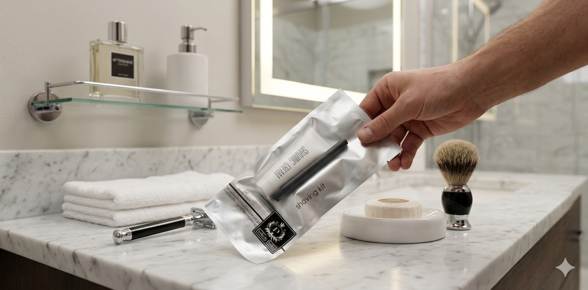 Shaving Kit | Flow Wrapped